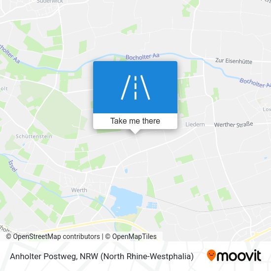 Anholter Postweg map