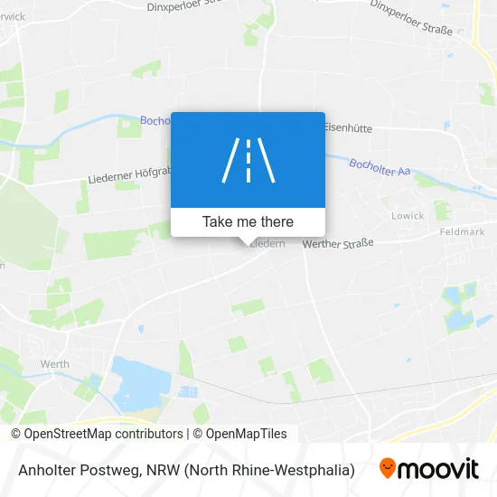 Anholter Postweg map