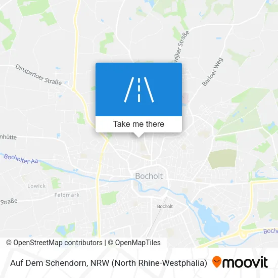 Карта Auf Dem Schendorn