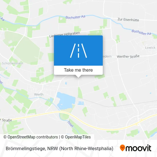 Карта Brömmelingstiege