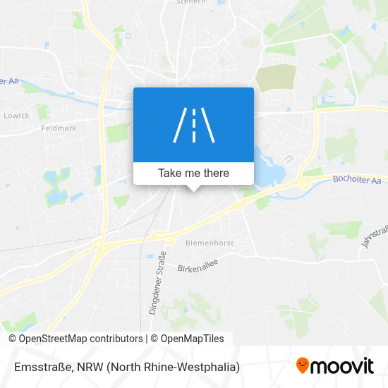 Emsstraße map