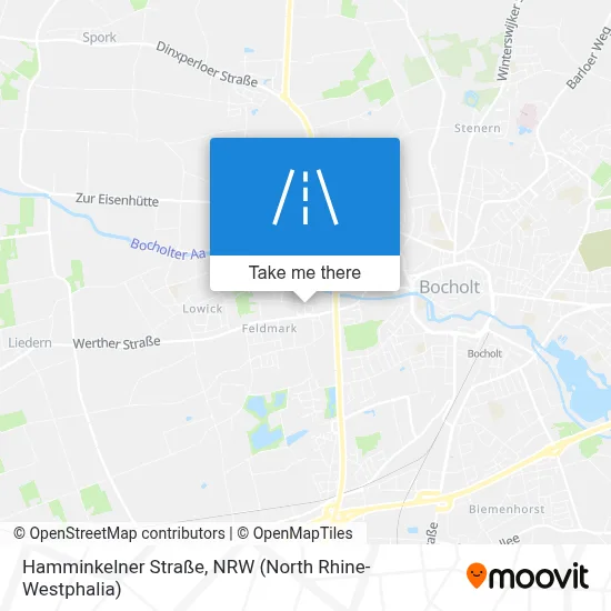 Hamminkelner Straße map