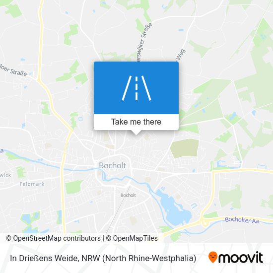 In Drießens Weide map