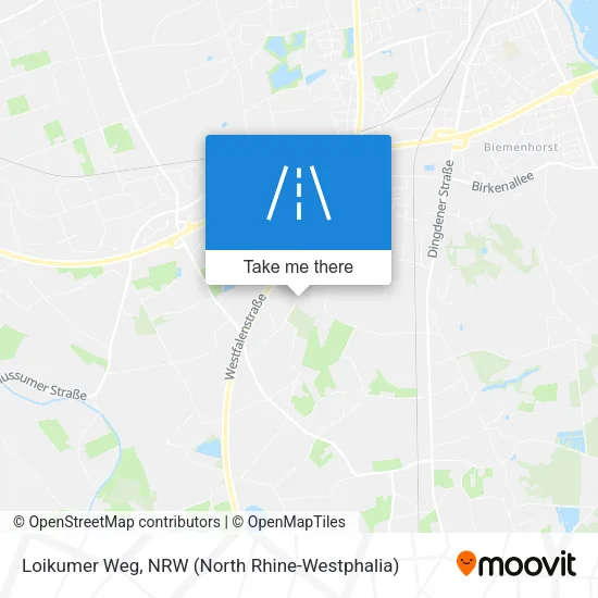 Карта Loikumer Weg