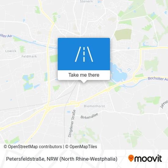 Petersfeldstraße map