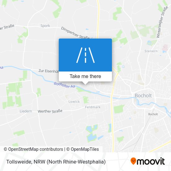 Tollsweide map