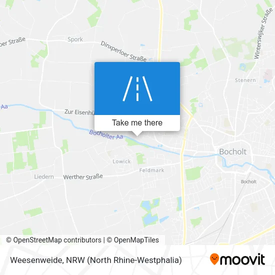 Карта Weesenweide