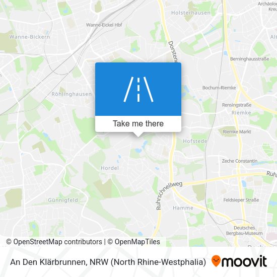 An Den Klärbrunnen map