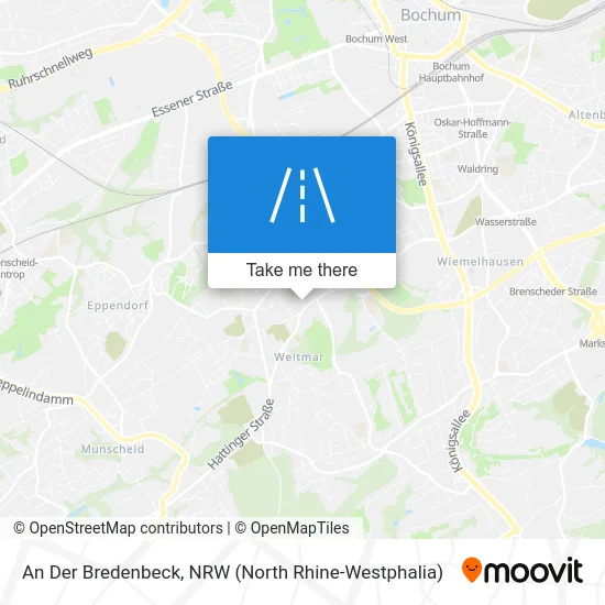 An Der Bredenbeck map