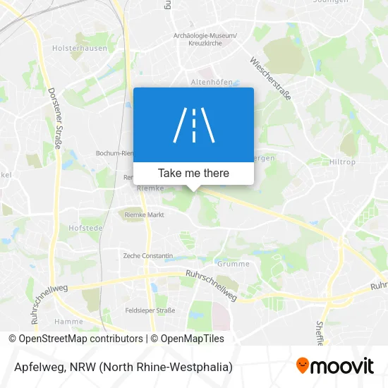 Карта Apfelweg