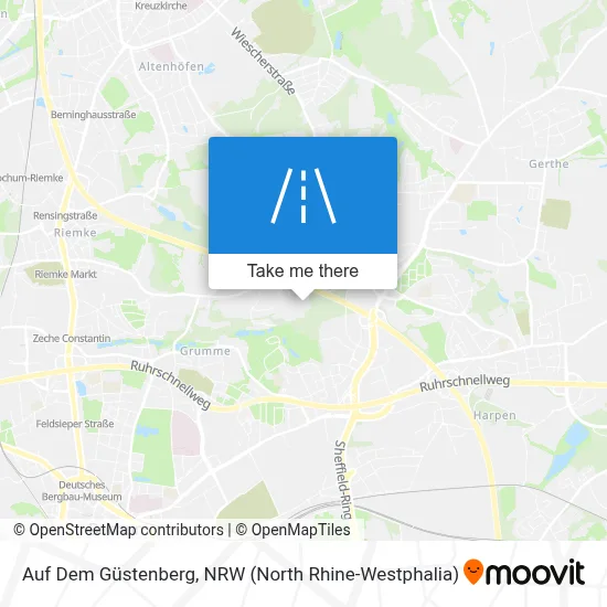 Auf Dem Güstenberg map