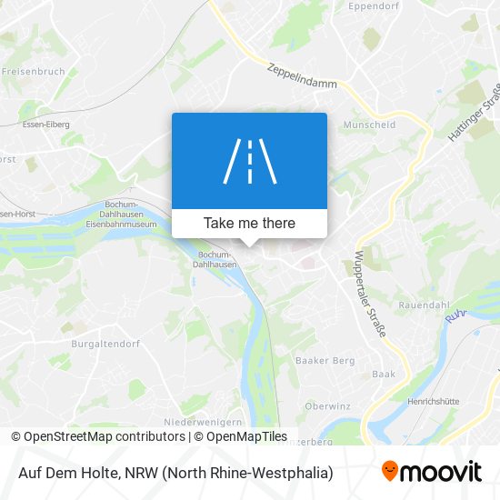 Auf Dem Holte map