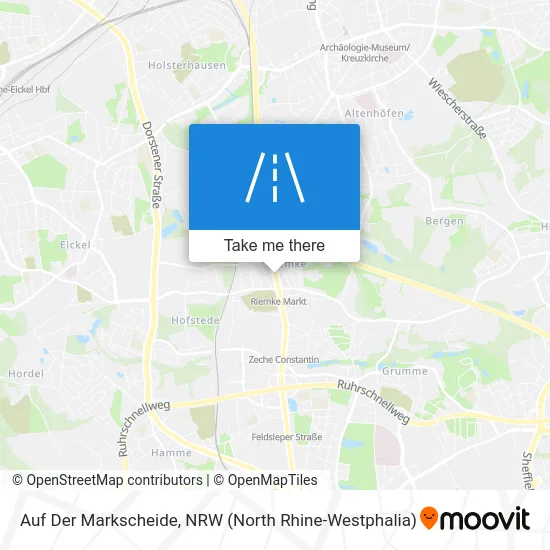 Auf Der Markscheide map