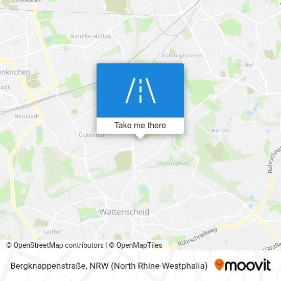 Bergknappenstraße map