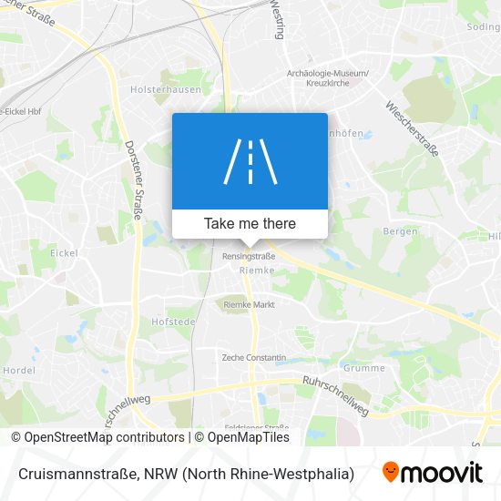 Cruismannstraße map