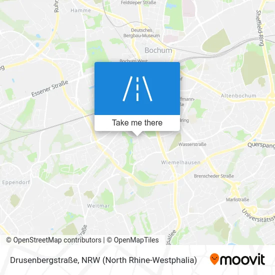 Карта Drusenbergstraße
