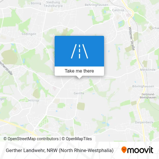 Gerther Landwehr map