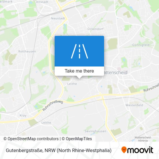 Gutenbergstraße map