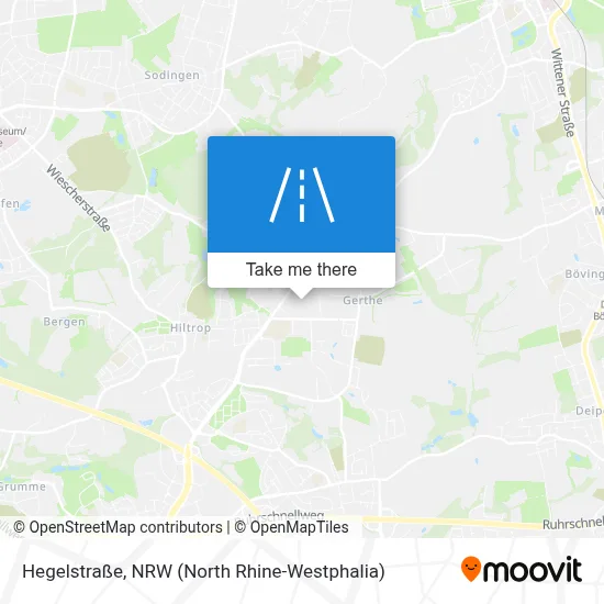 Hegelstraße map