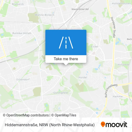 Карта Hiddemannstraße