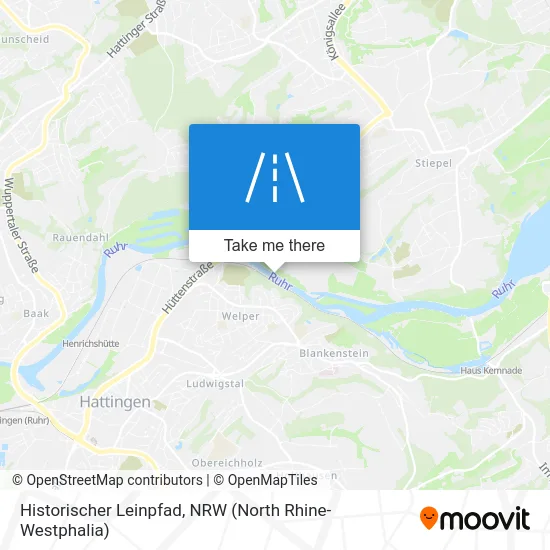 Historischer Leinpfad map