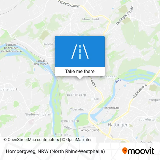 Hombergweg map