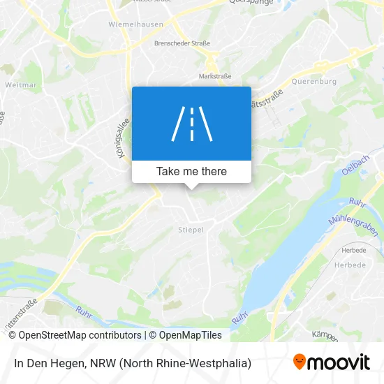 Карта In Den Hegen