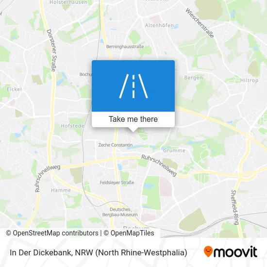 In Der Dickebank map