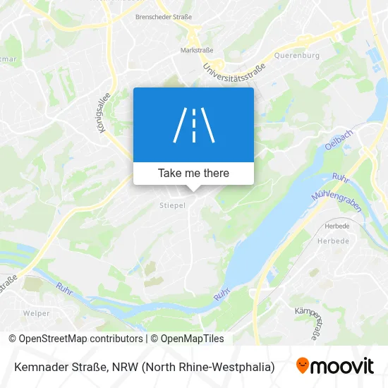 Kemnader Straße map