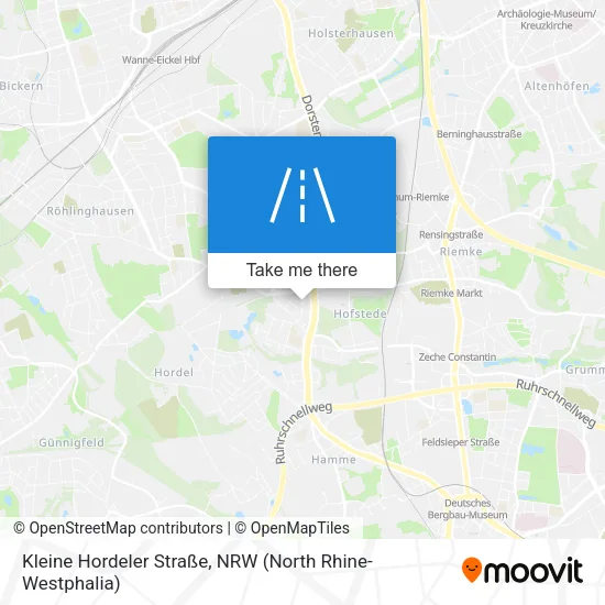 Карта Kleine Hordeler Straße