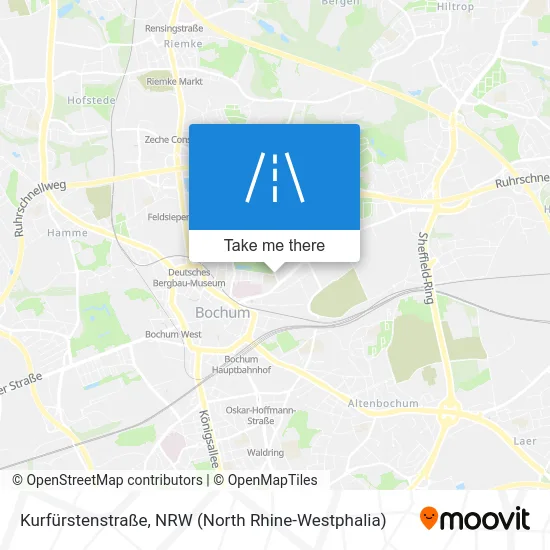 Карта Kurfürstenstraße