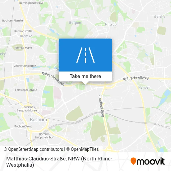 Matthias-Claudius-Straße map