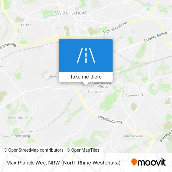 Max-Planck-Weg map