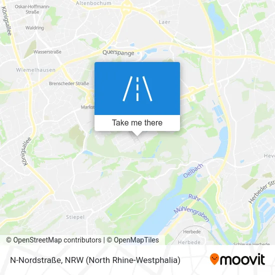 Карта N-Nordstraße
