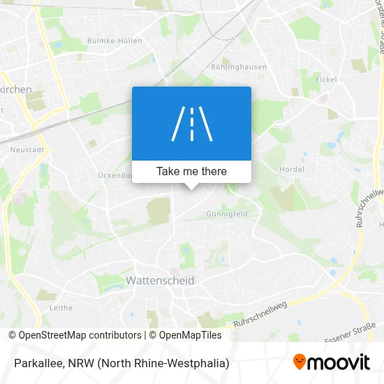 Parkallee map