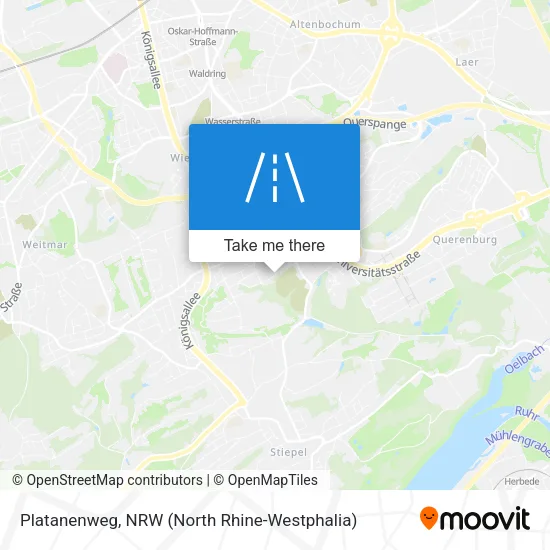 Карта Platanenweg