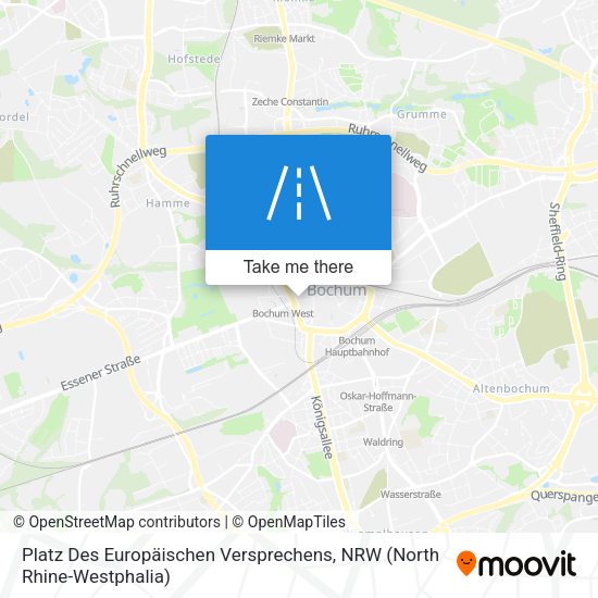 Platz Des Europäischen Versprechens map