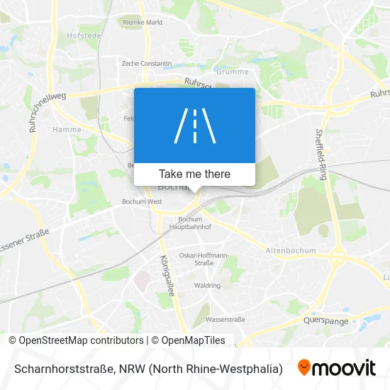Карта Scharnhorststraße