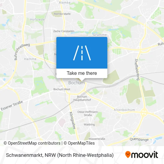 Карта Schwanenmarkt