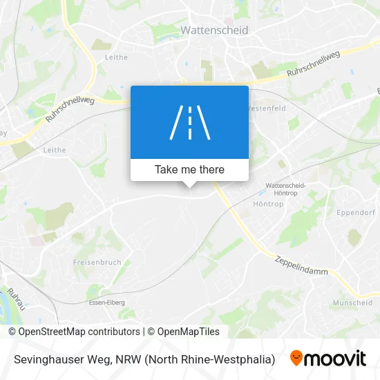 Карта Sevinghauser Weg