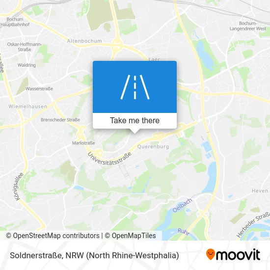 Карта Soldnerstraße