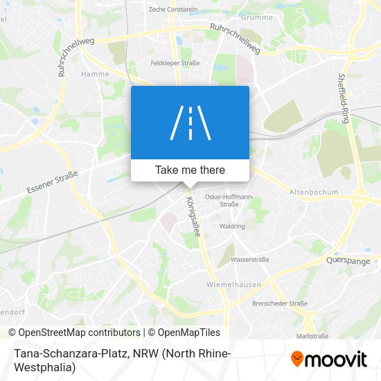 Tana-Schanzara-Platz map