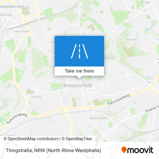 Thingstraße map