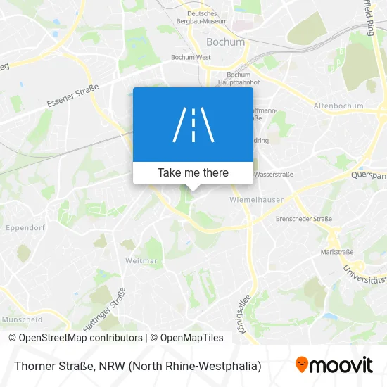 Карта Thorner Straße