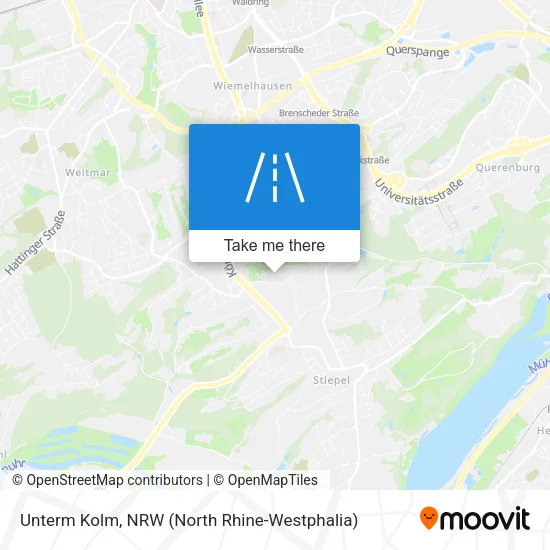 Карта Unterm Kolm