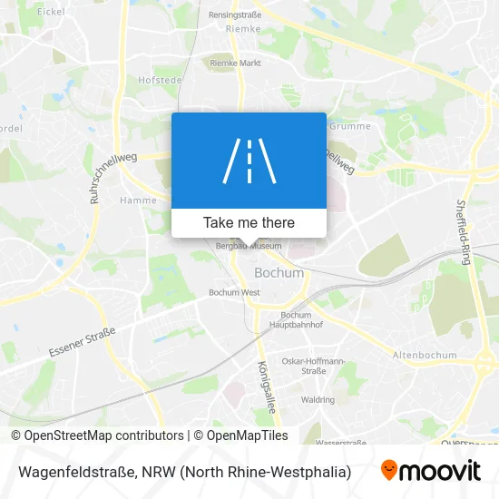 Карта Wagenfeldstraße