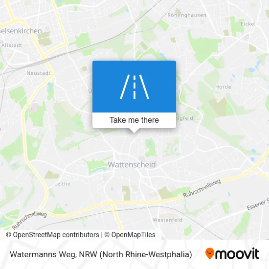 Карта Watermanns Weg