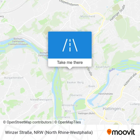 Карта Winzer Straße