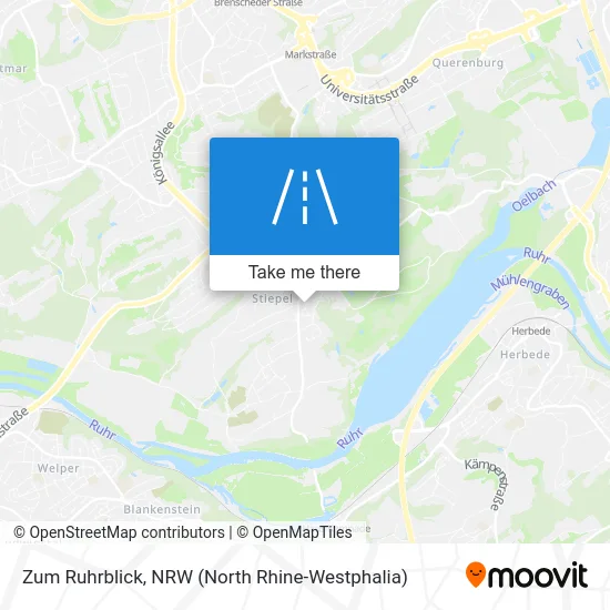 Zum Ruhrblick map
