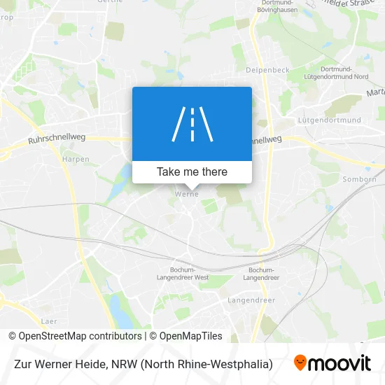 Карта Zur Werner Heide